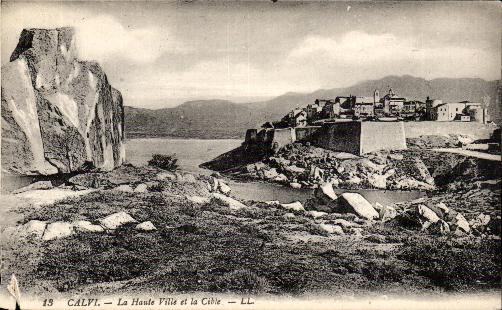 Corse - Haute Corse - Corsica - Calvi - La Haute Ville et la Cible - CPA