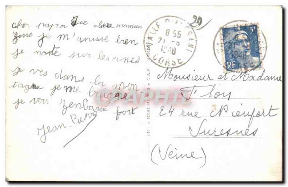 Béziers - Le Vieux Port et la Citadelle — LL, n°190 — Verso