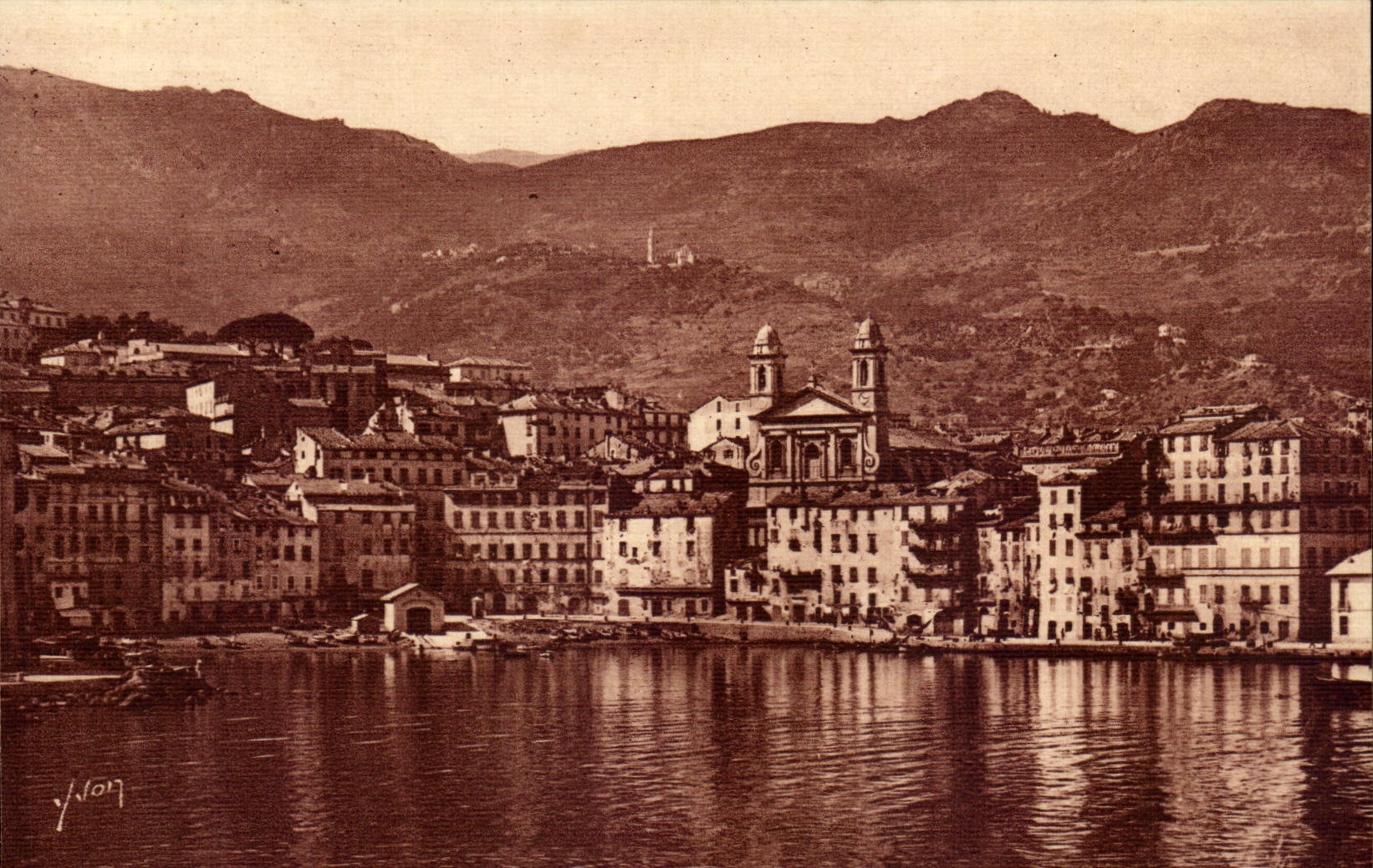 Corse - Haute Corse - Corsica - Bastia - Ile de Beaute - Le Fond du Vieux Port - Yvon - CPA 