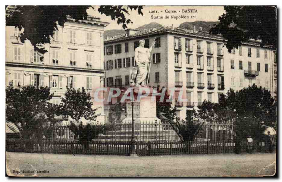 Corse - Haute Corse - Corsica - Bastia - Square de Napoleon I - CPA 