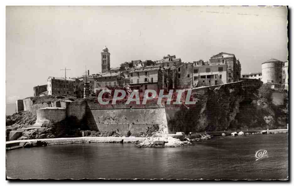 Bastia - La Citadelle — vue de la citadelle et du port — éditeur Real-Photo, Bastia