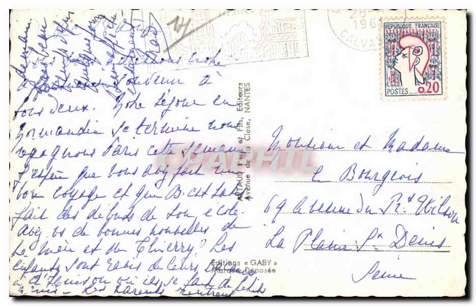 Orbec en Auge - Souvenir - La Normandie - CPA  — Back
