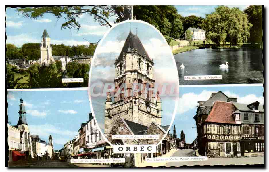 Orbec en Auge - Souvenir - La Normandie - CPA 
