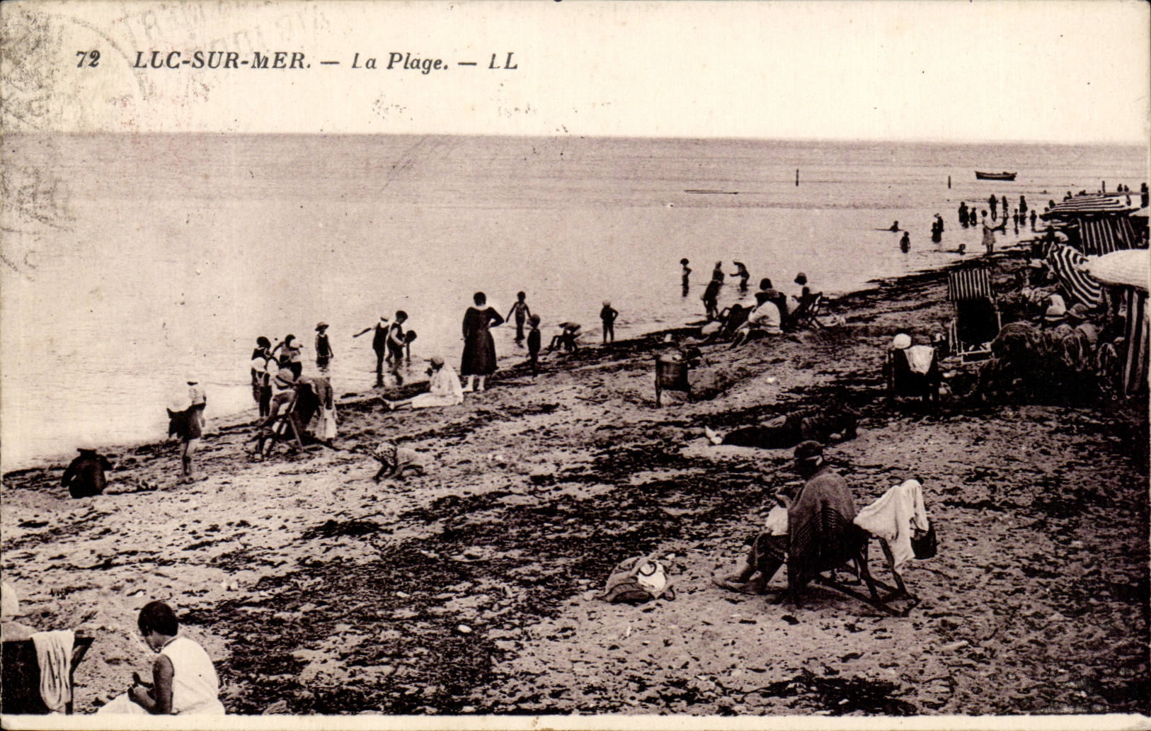 CPA Luc sur Mer La plage