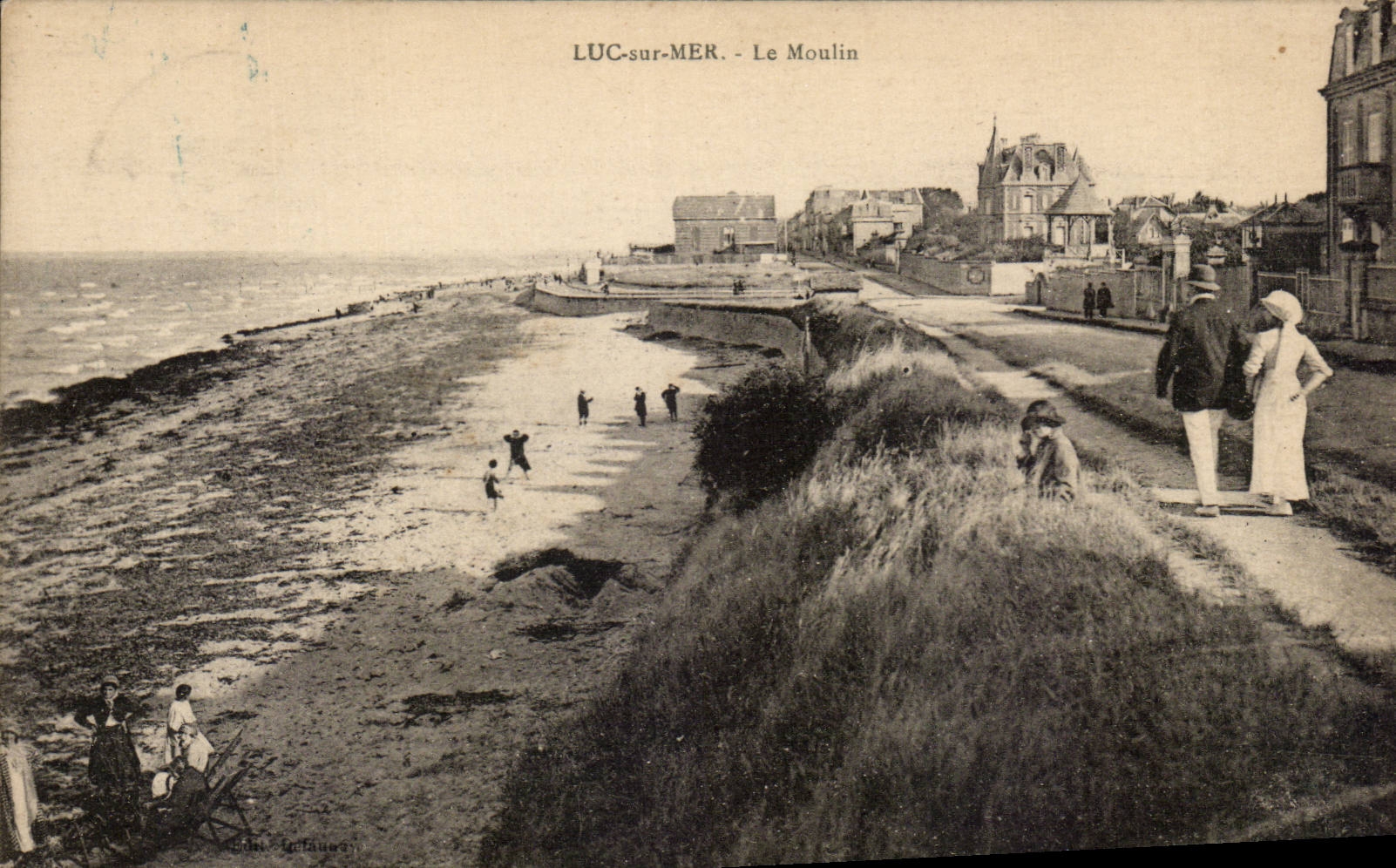 CPA Vieux Luc sur Mer Le moulin
