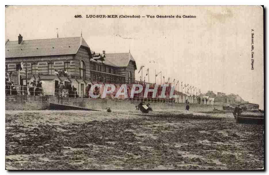 CPA Luc sur Mer Vue generale du casino