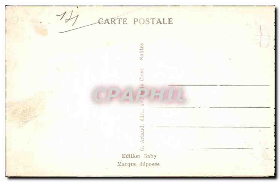 Luc-sur-Mer (Calvados) — La Digue et la Plage — G. Artaud, édit. Gaby — Rückseite