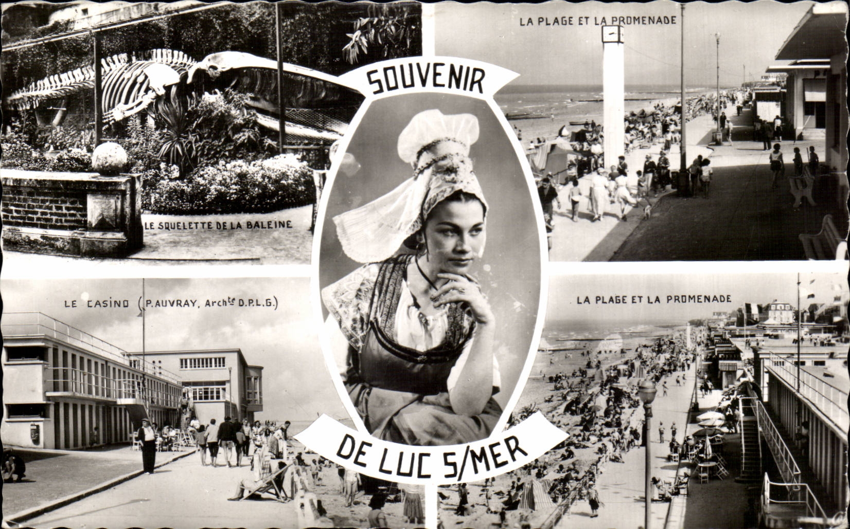 Luc-sur-Mer — Souvenir — Cie des Arts Photomécaniques, n° 819