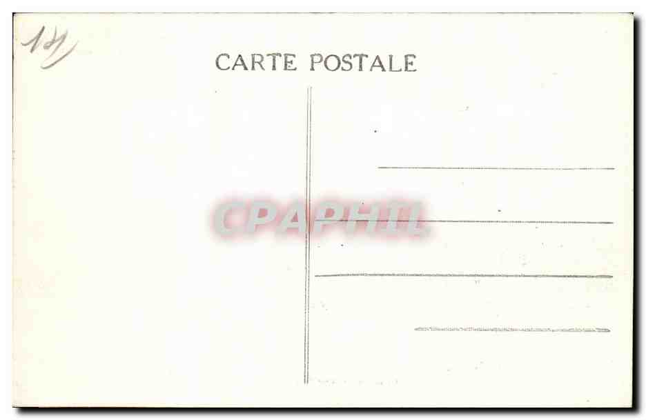 CPA Thury Harcourt Le chateau des ducs d'Harcourt — Rückseite