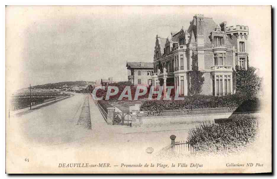 Deauville-sur-Mer — Promenade de la Plage, the Villa Dolfus — Collections ND Phot