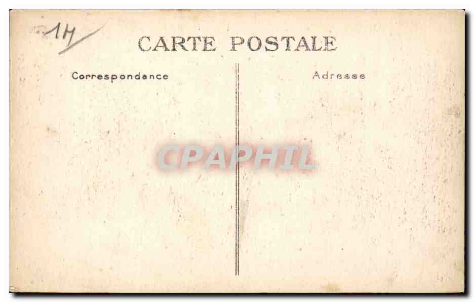 CPA Deauville La plage fleurie La plage vers les bains — Verso