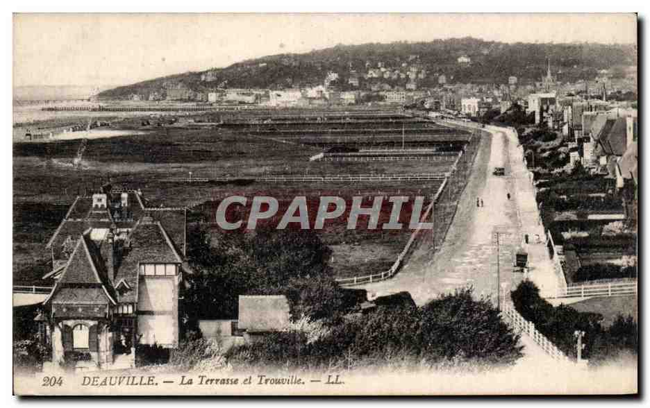 Deauville — La Terrasse et Trouville — LL. — n°204