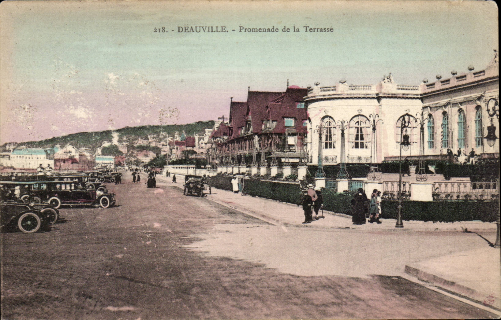 Déauville - Promenade de la Terrasse — éditeur A. Basley, n° 218