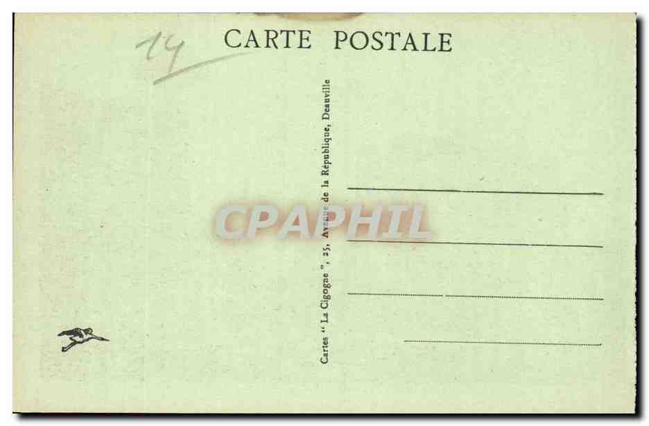 Deauville - New Golf Hotel - CPA  — Verso
