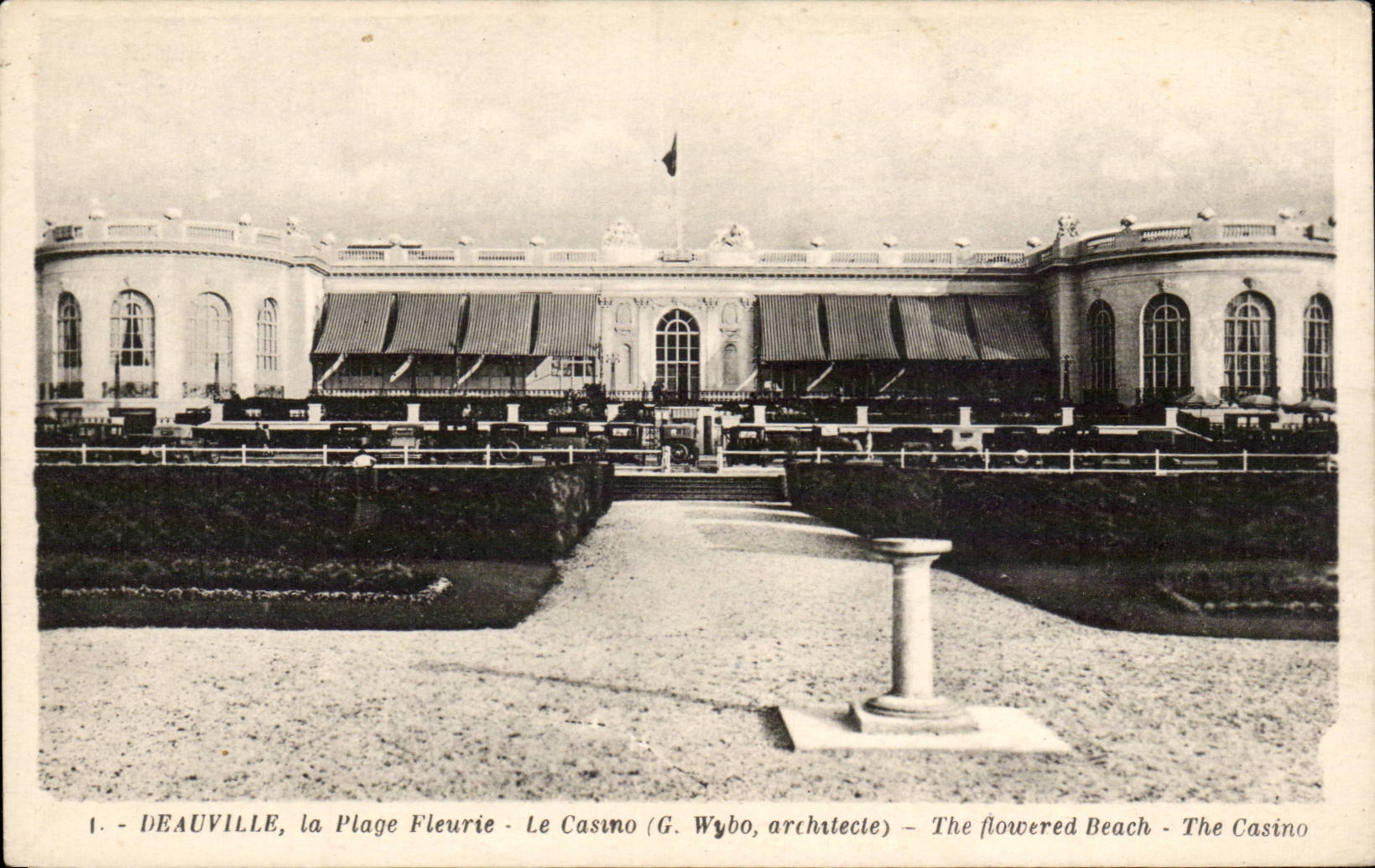 Deauville, la Plage Fleurie - Le Casino (G. Wybo, architecte)