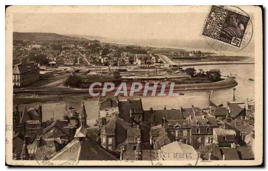 Deauville, la Plage Fleurie — Vue générale — Carte postale La Gigogne, Deauville