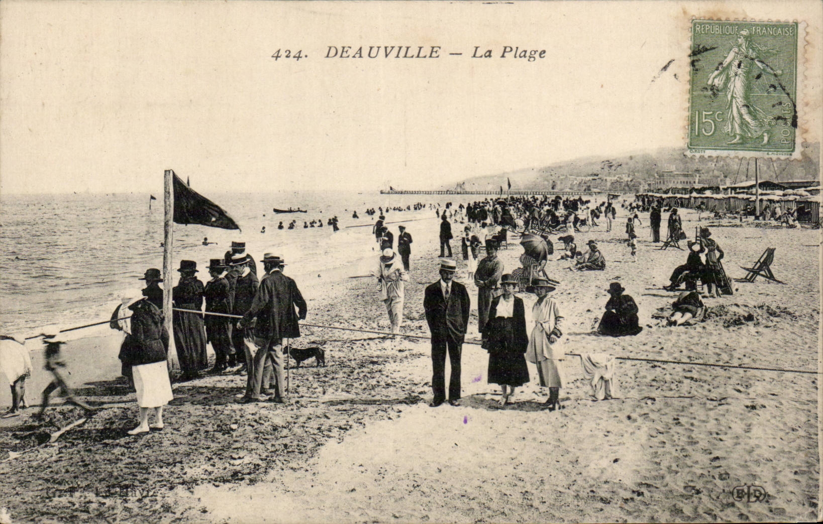 Deauville — La Plage — Anciens E. Lefranc