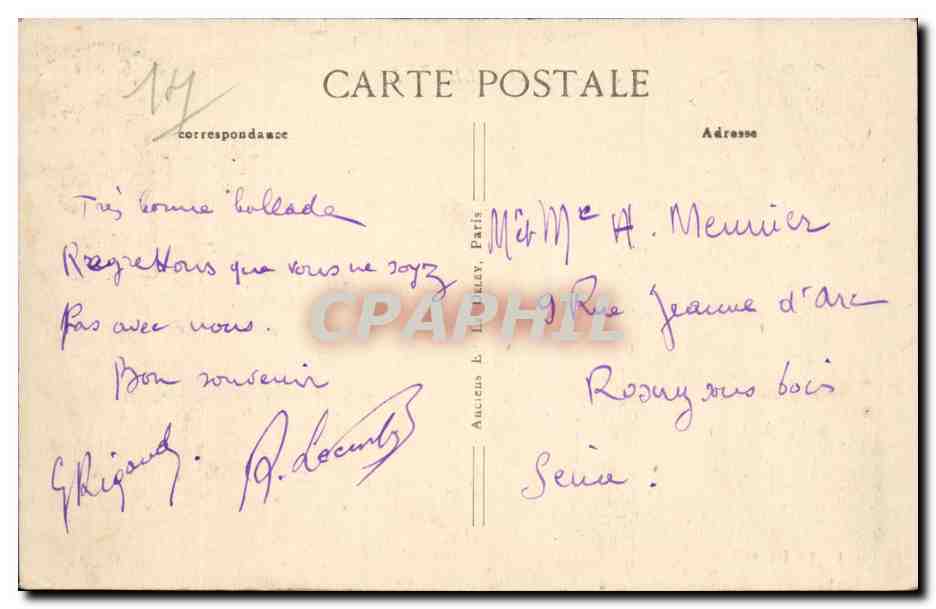 Deauville — La Plage — Anciens E. Lefranc — Reverso