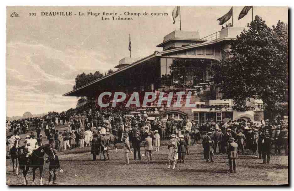 Deauville - Champ de Courses - Les Tribunes Hippisme - CPA 