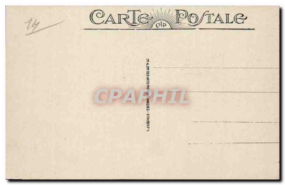 Deauville - La Plage Fleurie - Rue du Casino - automobiles - CPA  — Verso