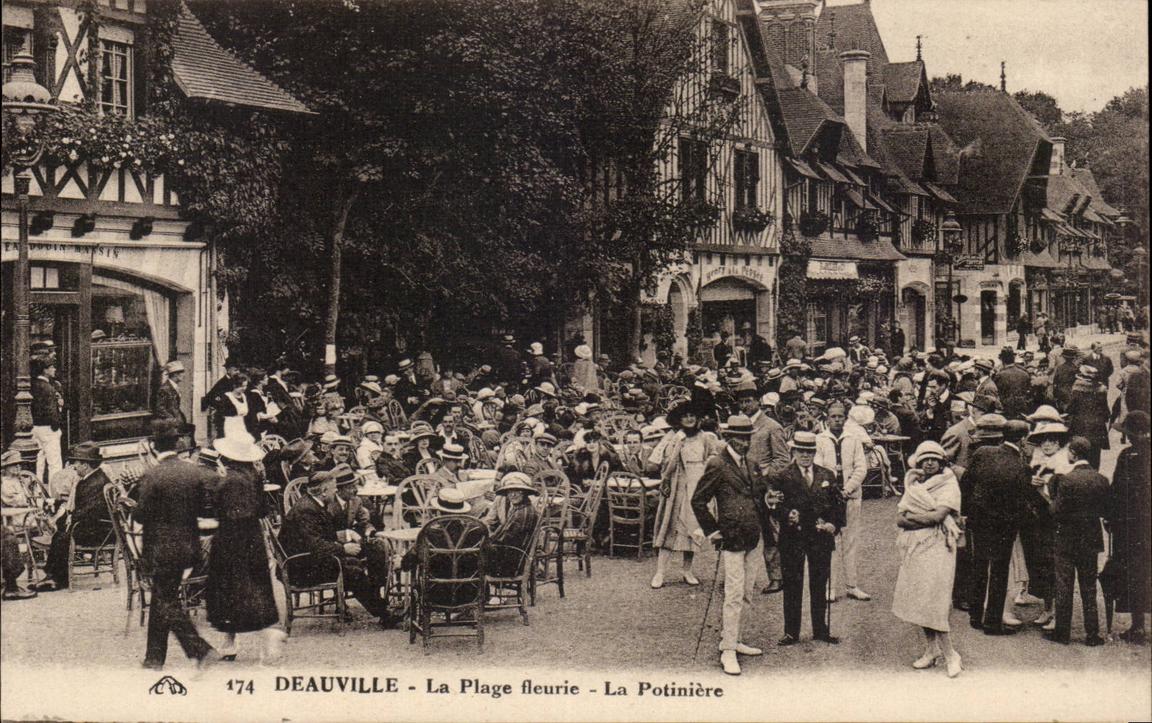 Deauville - The Flowering Beach - La Potinière — publisher La Potinière, no. 174