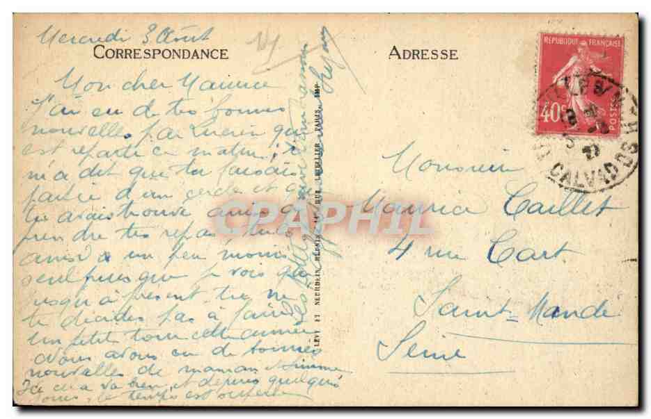 Deauville, The Flower Beach — The Casino and the Royal Hotel — G. Wybo, architect — LL — Back