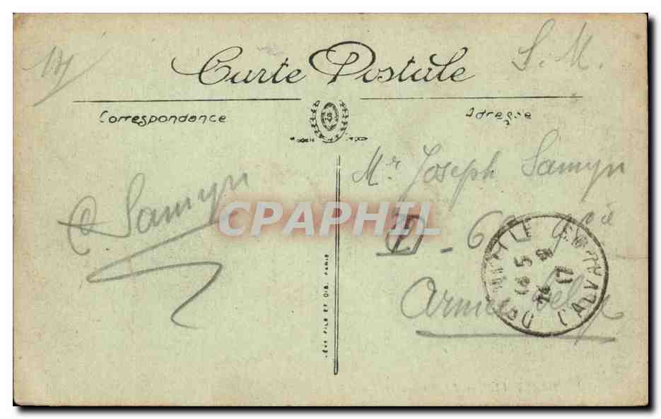 Deauville — Die Terrasse und Trouville — LL. n°204 — Rückseite