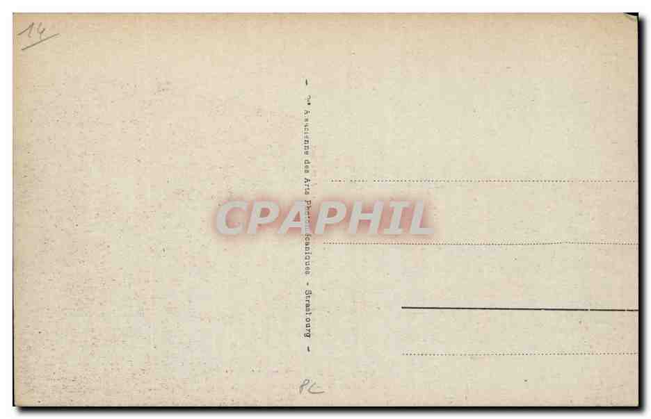 Deauville - Flowered Beach — Flowered Parterres and Normandy Hotel — publisher: Anciens Arts Personnalisques, Strasbourg — Back