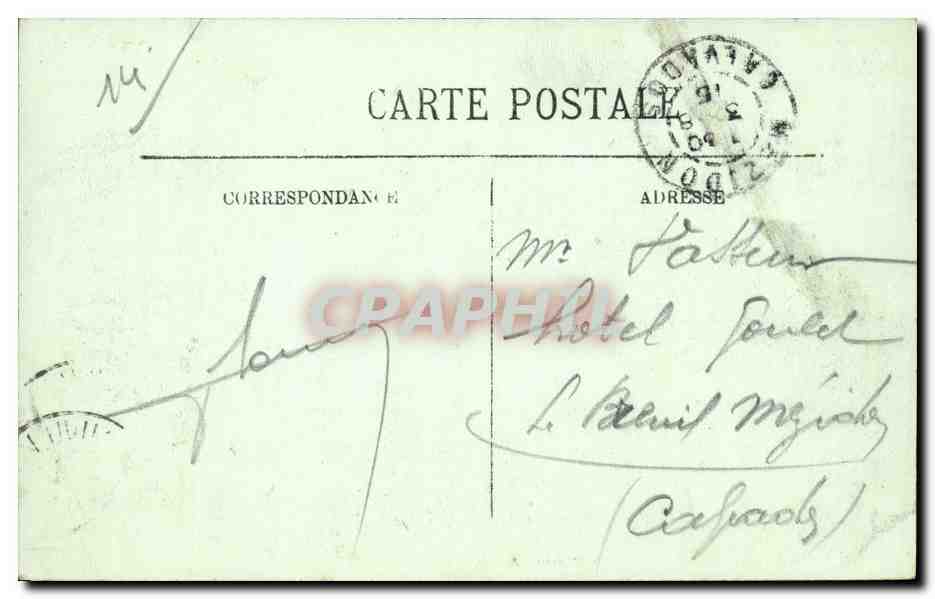 Deauville - Royal Hotel - CPA  — Verso