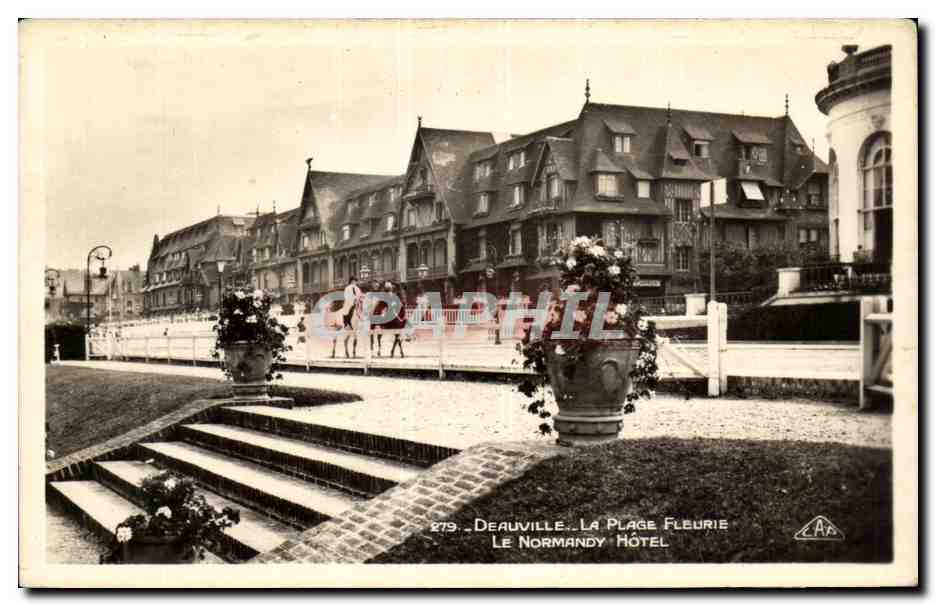 Deauville. Die blühende Strand — Hotel Le Normandy — Verlag L.A.R. n° 279