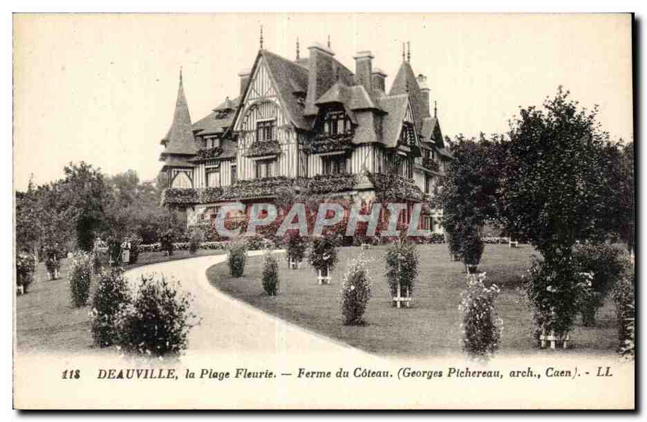 Deauville, die blühende Piage — Ferme du Côteau — Georges Pichereau, Architekt, Caen