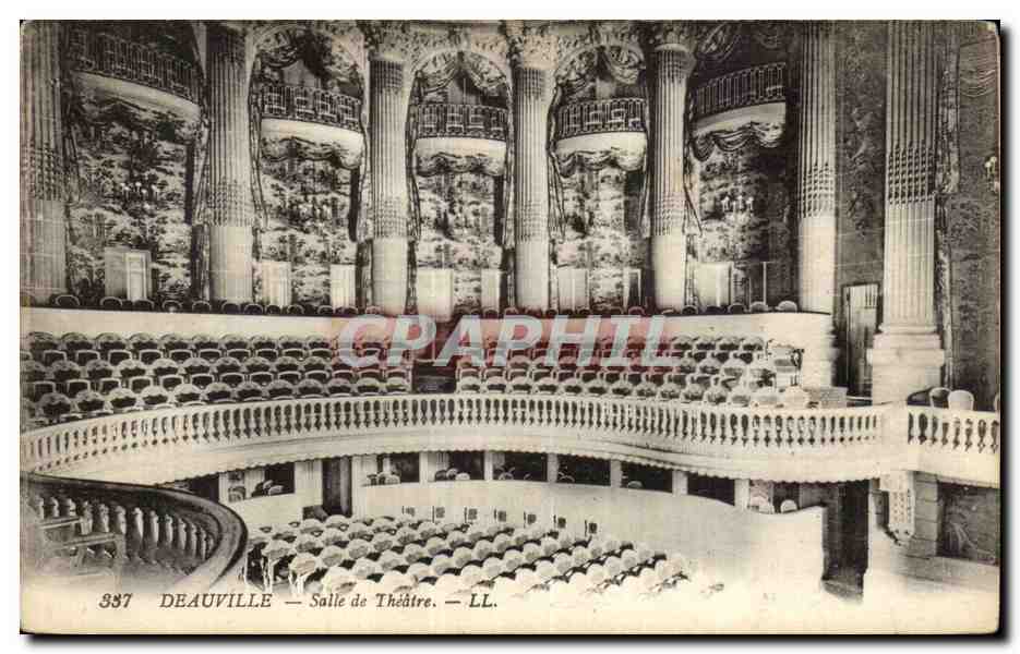 Deauville - Salle de Theatre - CPA 