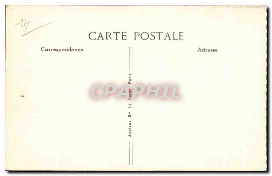 Deauville — Gros temps pendant la Saison — G. F., Le Havre, n° 453 — Verso
