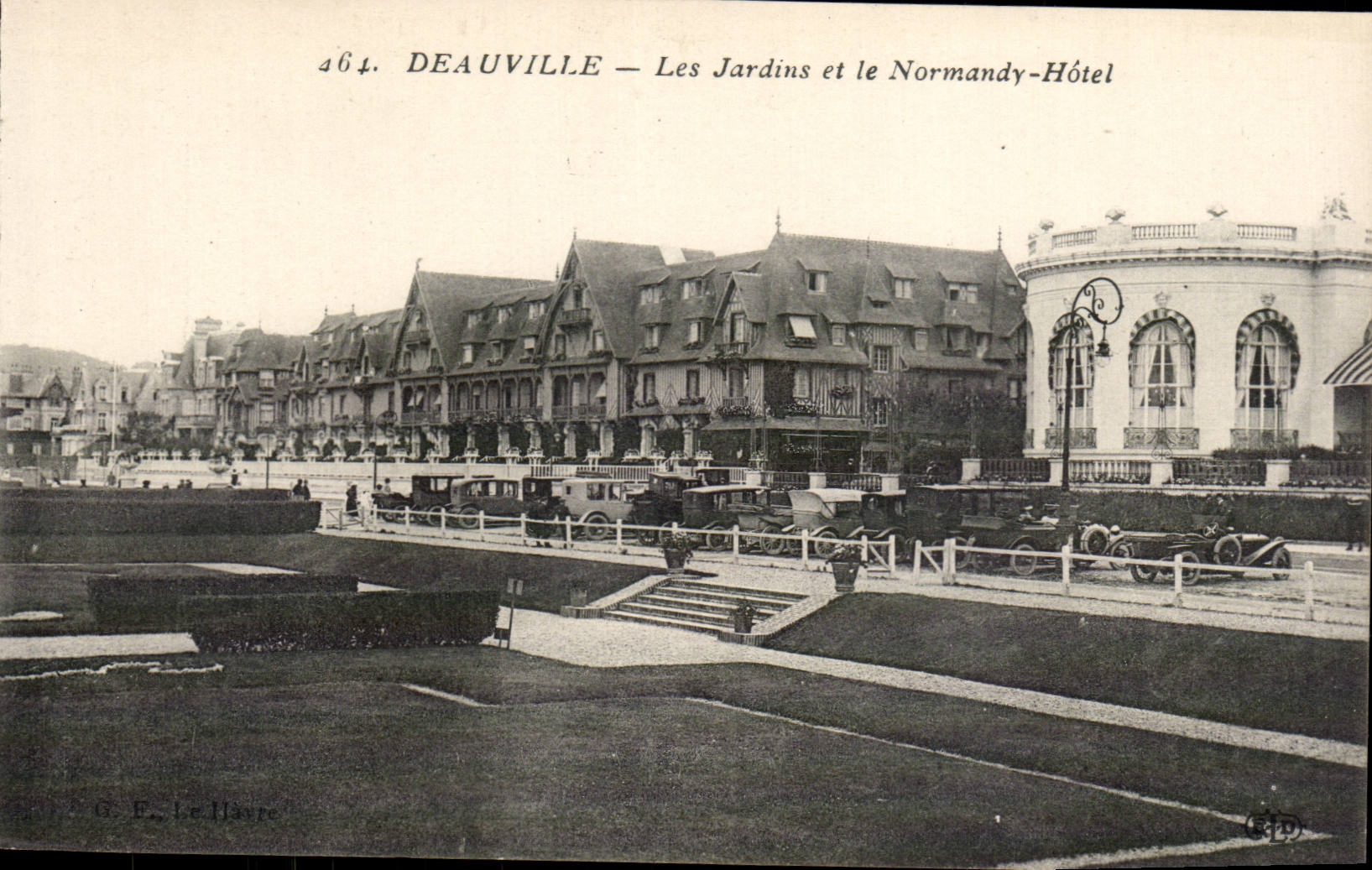 Deauville - Les Jardins et le Normandy Hotel - CPA 