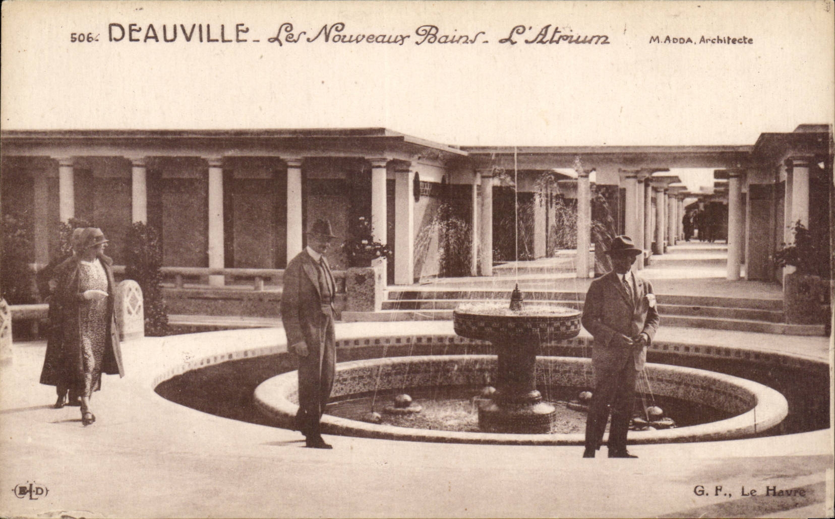 Deauville - Plage Fleurie - Les Nouveaux Bains - L'Atrium - CPA 
