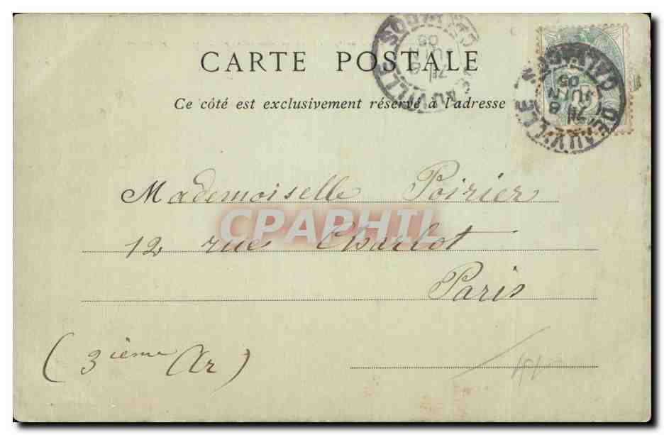 Deauville-sur-Mer — Promenade de la Plage, the Villa Louisiane — Collections ND. Phot. — Back