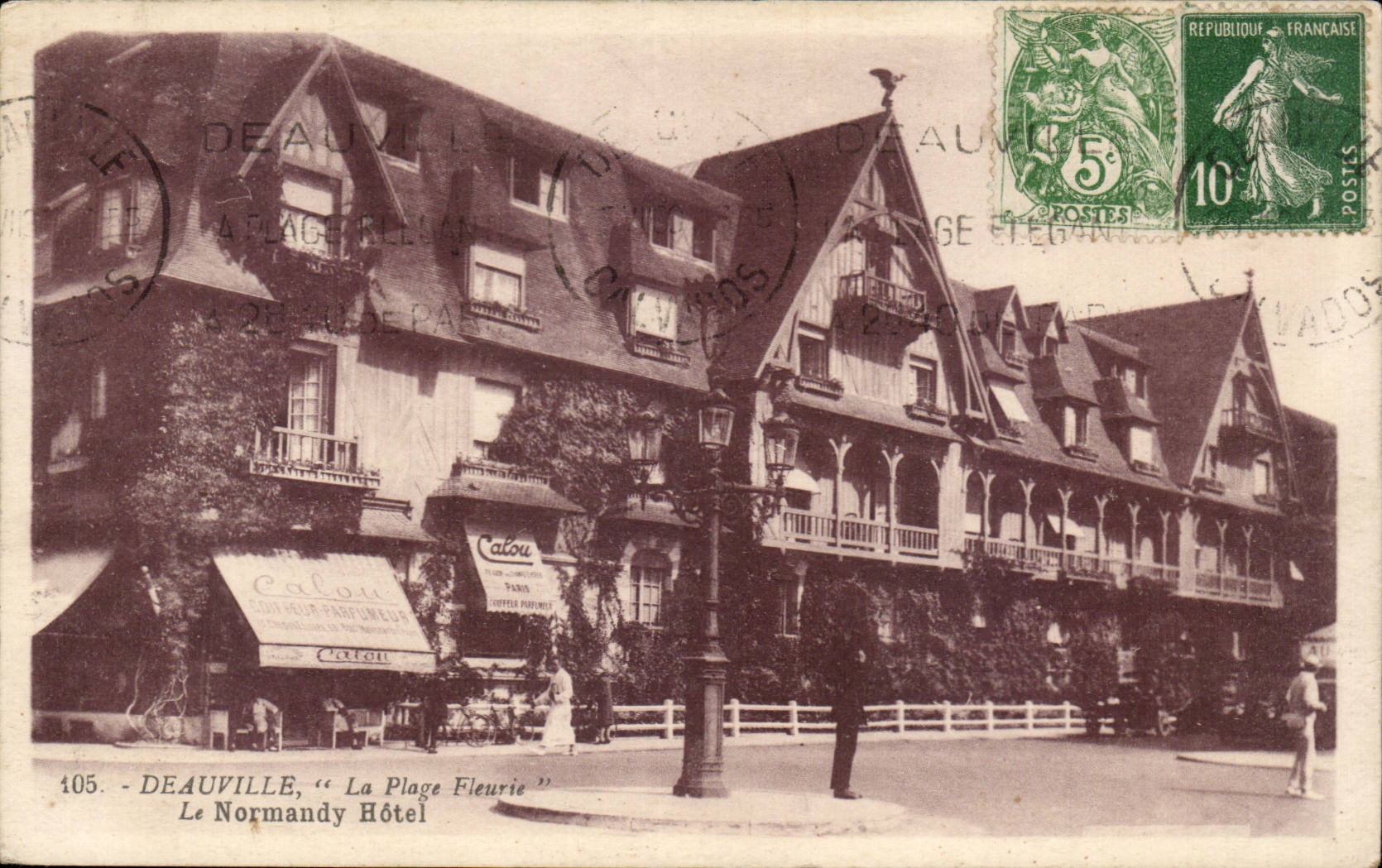 Deauville, 'La Plage Fleurie' — Le Normandy Hôtel — G. Arrond, éditeur