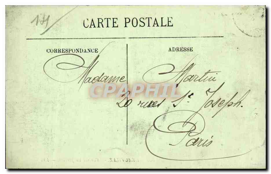 Deauville — Blick auf die Gärten — LL. — Nr. 339 — Rückseite