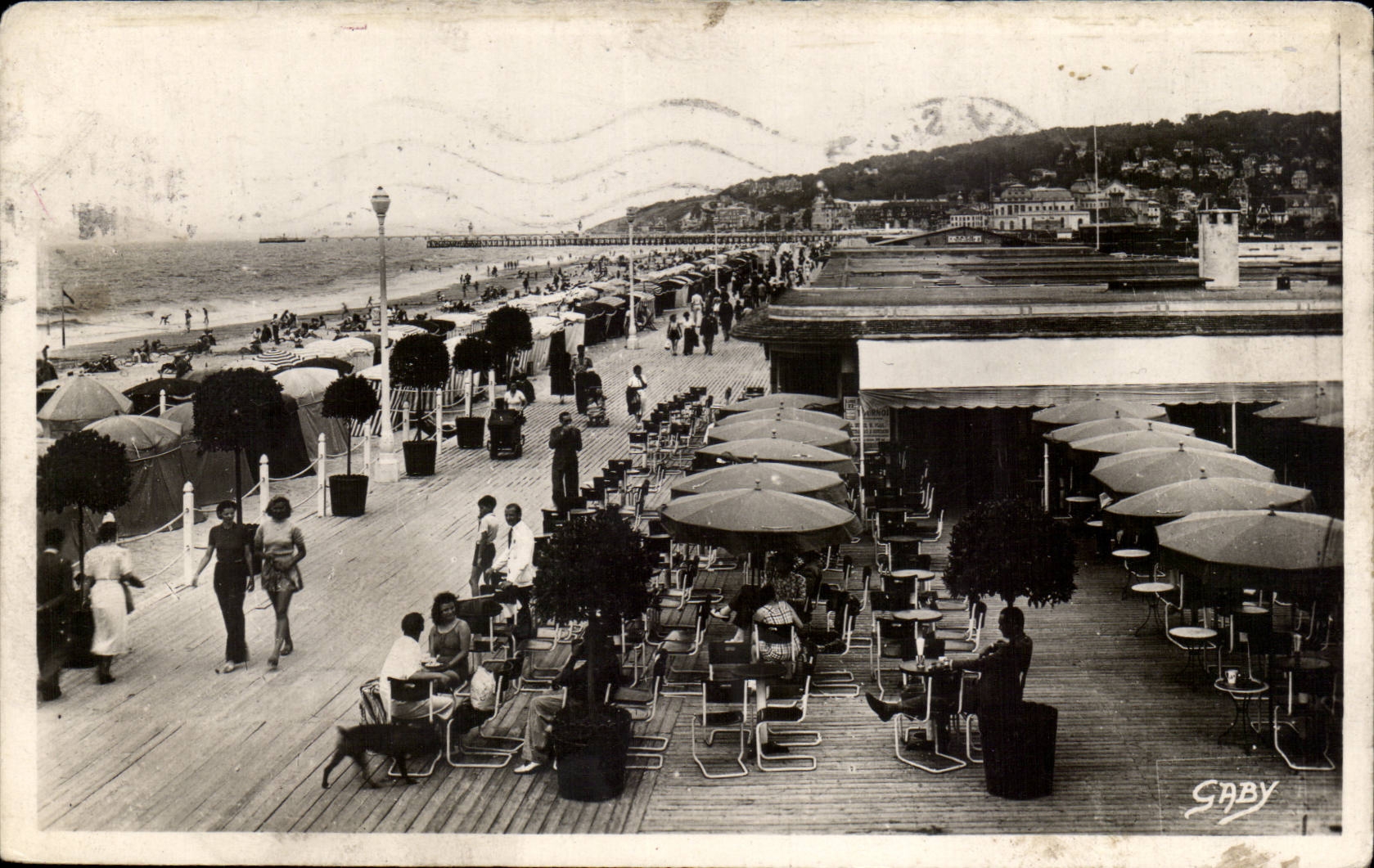 Deauville — La promenade des plâchés — Éditions Gaby