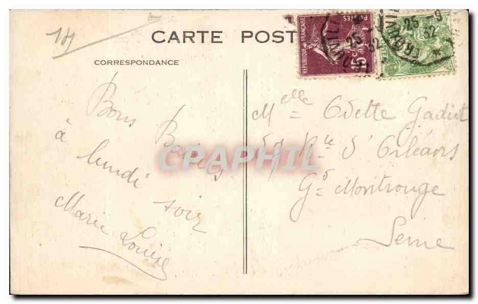 Deauville — La Plage Fleurie, Bassin des Yachts — n° 532 — Verso