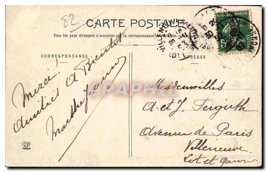 Montauban - Les Bords du Tarn - CPA  — Verso
