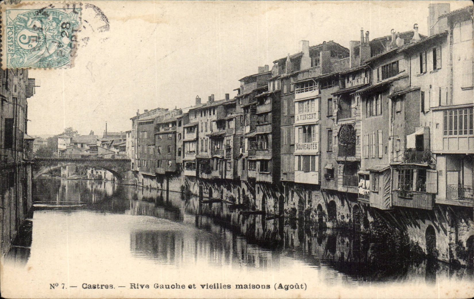 Castres - Rive Gauche et Vieilles Maisons - CPA 