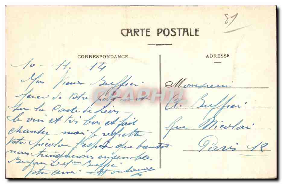 Ambialet - Vue Generale prise du Chateau - pres Albi - CPA  — Rückseite