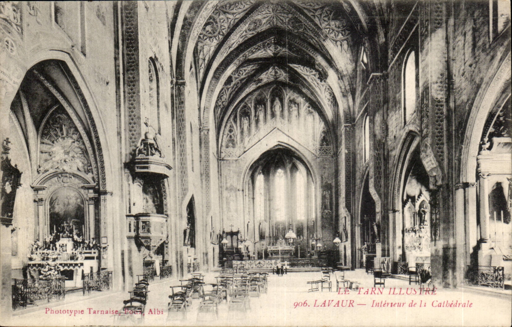 Lavaur - Interieur de la Cathedrale - CPA 