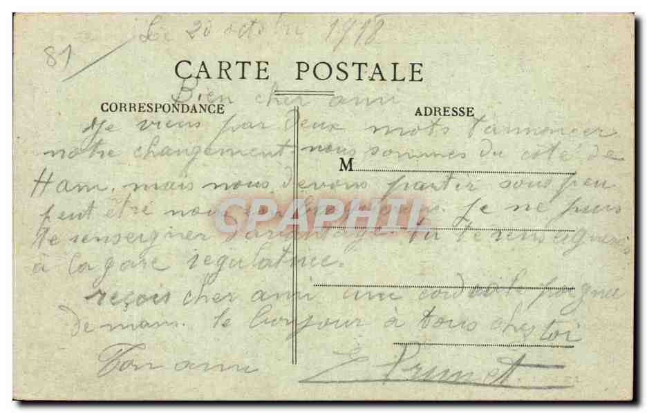 Albi - Vue Generale sur Archeveche - CPA  — Rückseite