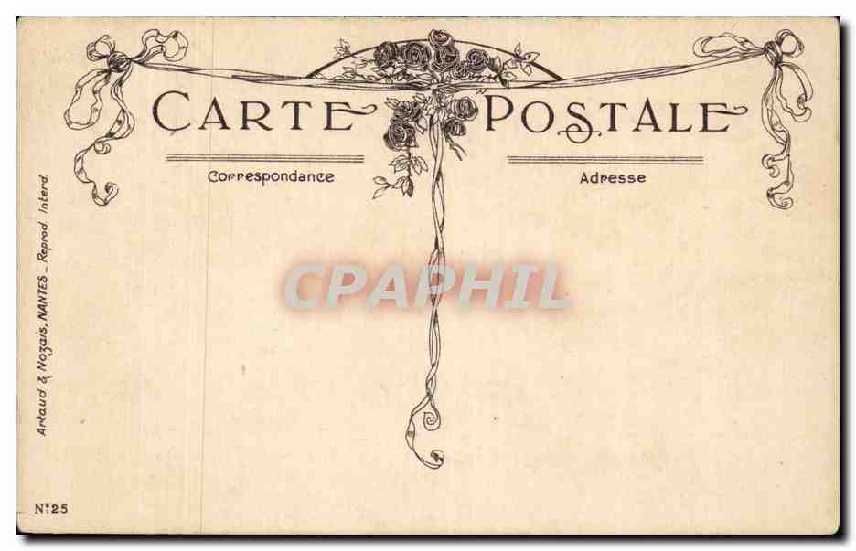 Animaux - Oiseaux - Doux Souvenir - Cascade - bird - Waterfall - CPA  — Rückseite