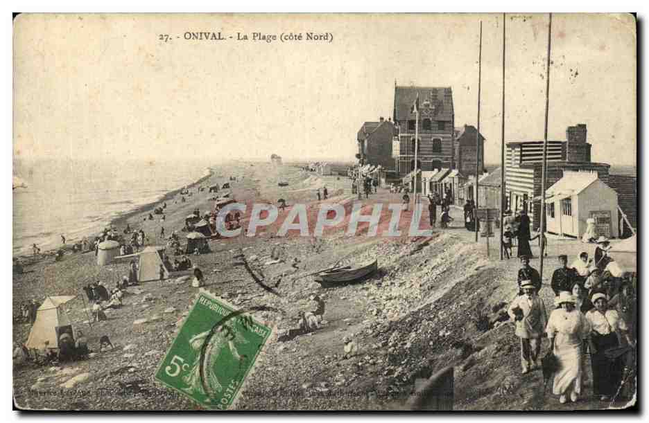 Onival - La Plage - cote Nord - CPA 