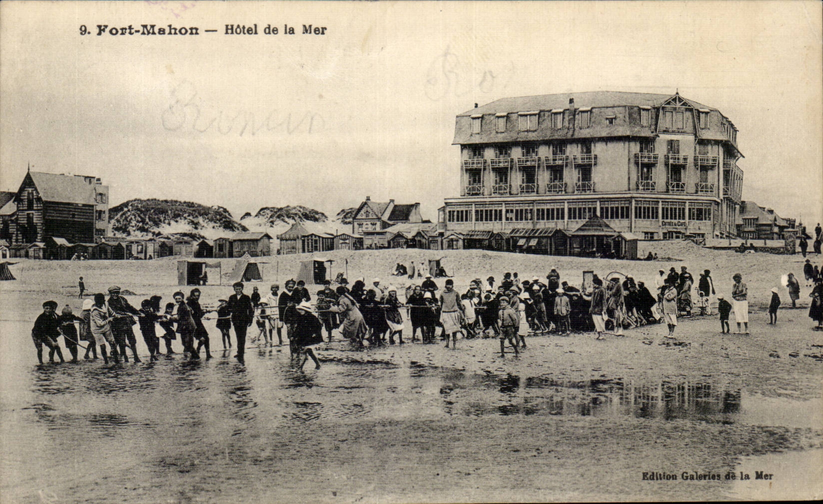 Fort Mahon - Hotel de la Mer - Jeux - enfants - CPA 