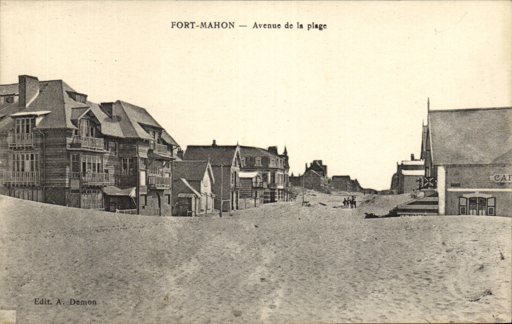 Fort Mahon - Avenue de la Plage - CPA 