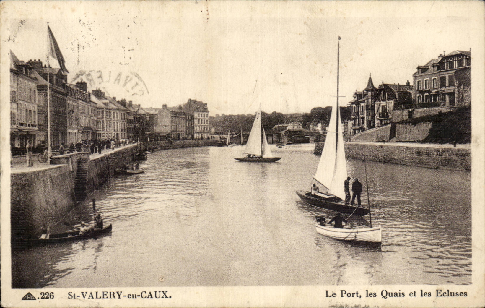 St Valery - Le Port des Quais - Les Ecluses - CPA 